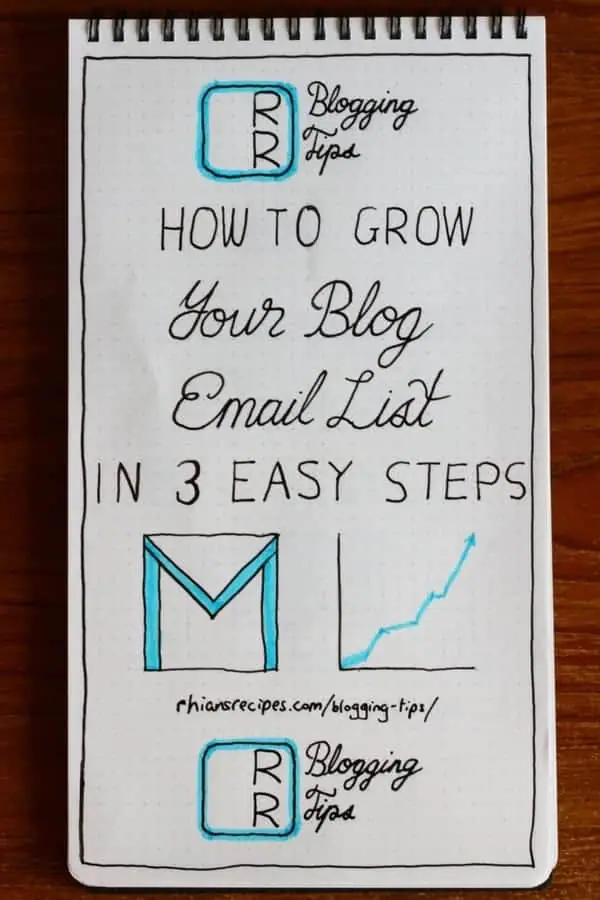 3 Easy Steps to Grow Your Blog Email List