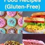 Collage of four food photos