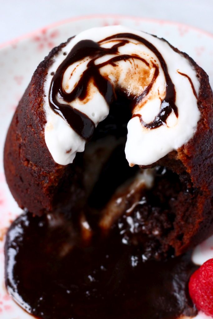 GlutenFree Vegan Chocolate Lava Cake Rhian's Recipes