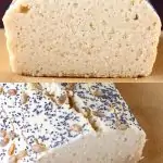 A collage of two rice bread recipes