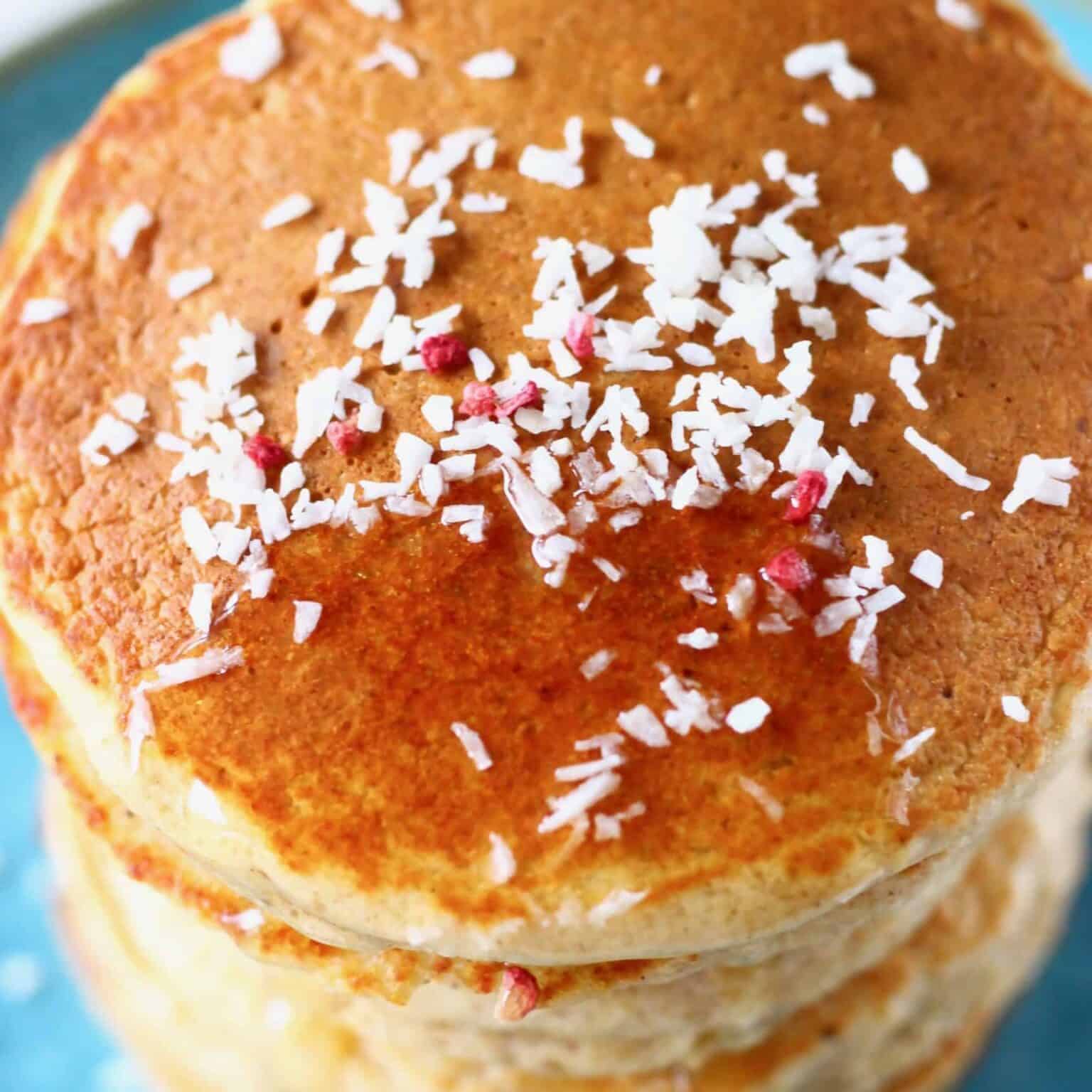 Oat Flour Pancakes (Vegan + GF) Rhian's Recipes