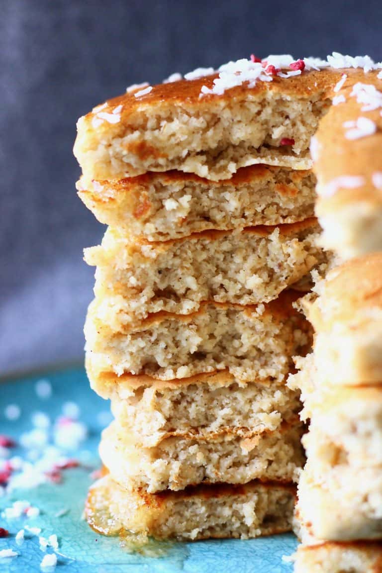 Oat Flour Pancakes (Vegan + GF) Rhian's Recipes