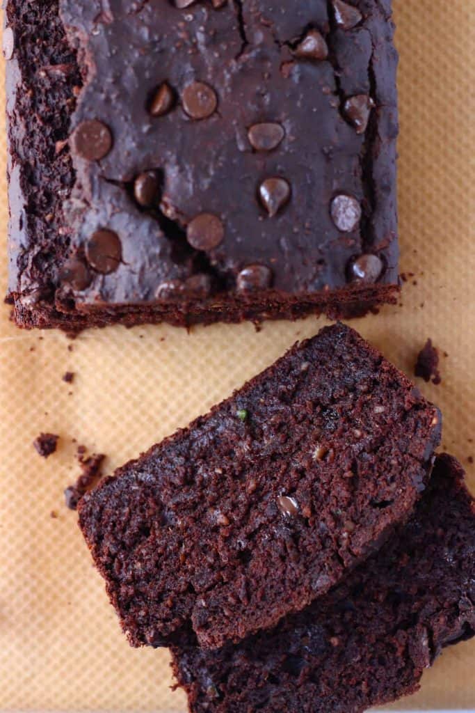Gluten Free Vegan Chocolate Zucchini Bread Rhian S Recipes
