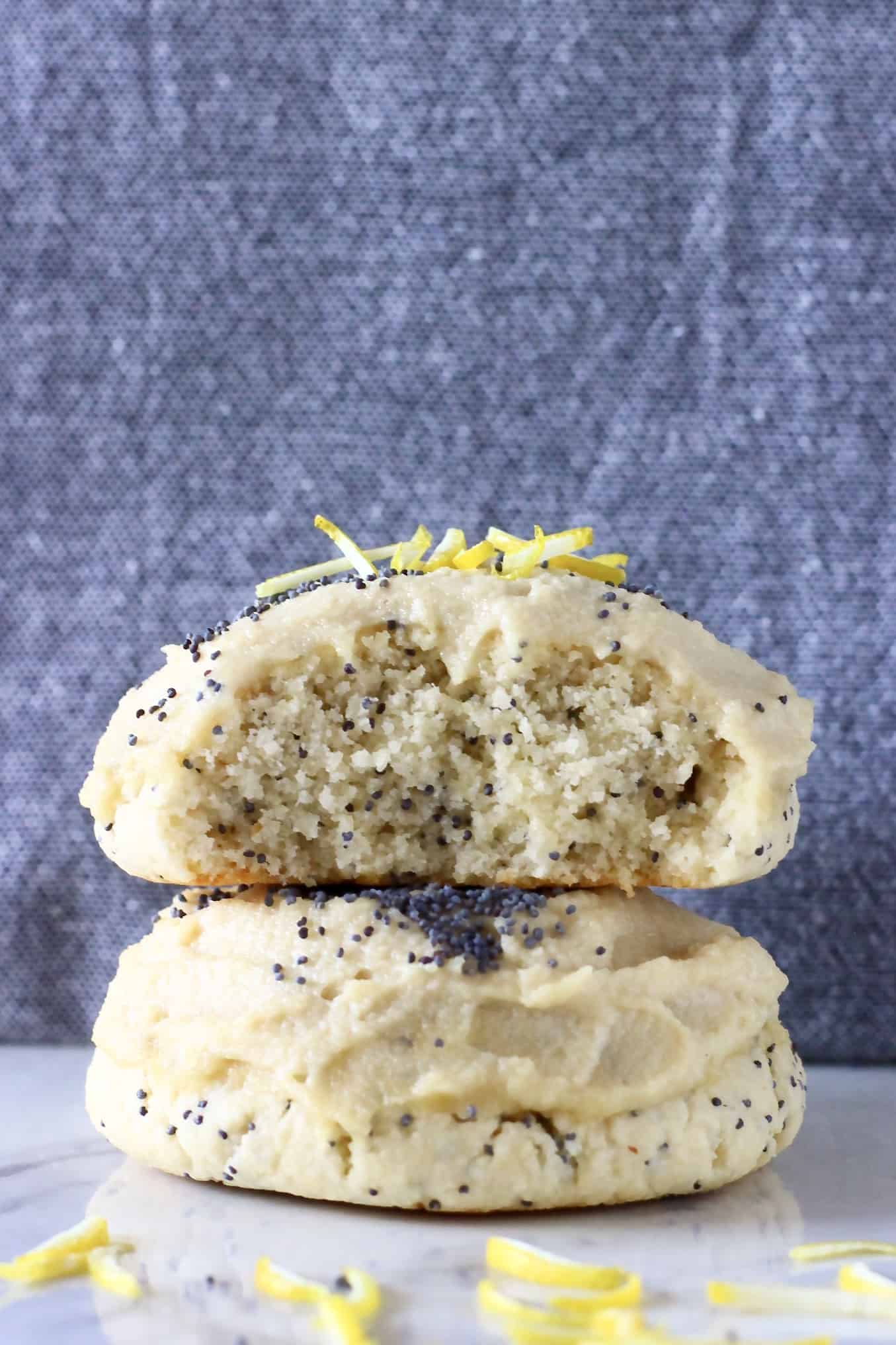 GlutenFree Vegan Lemon Poppy Seed Cookies Rhian's Recipes