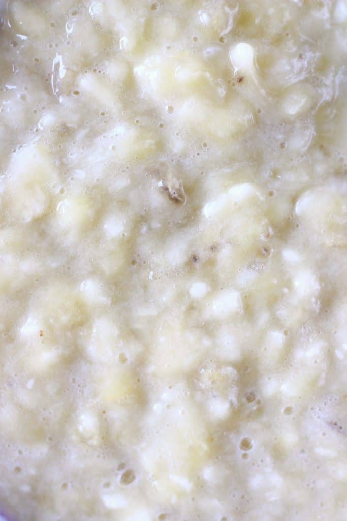 Mashed bananas