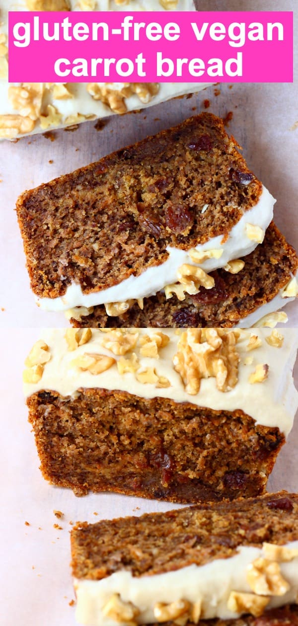 Vegan Carrot Bread (GlutenFree) Rhian's Recipes