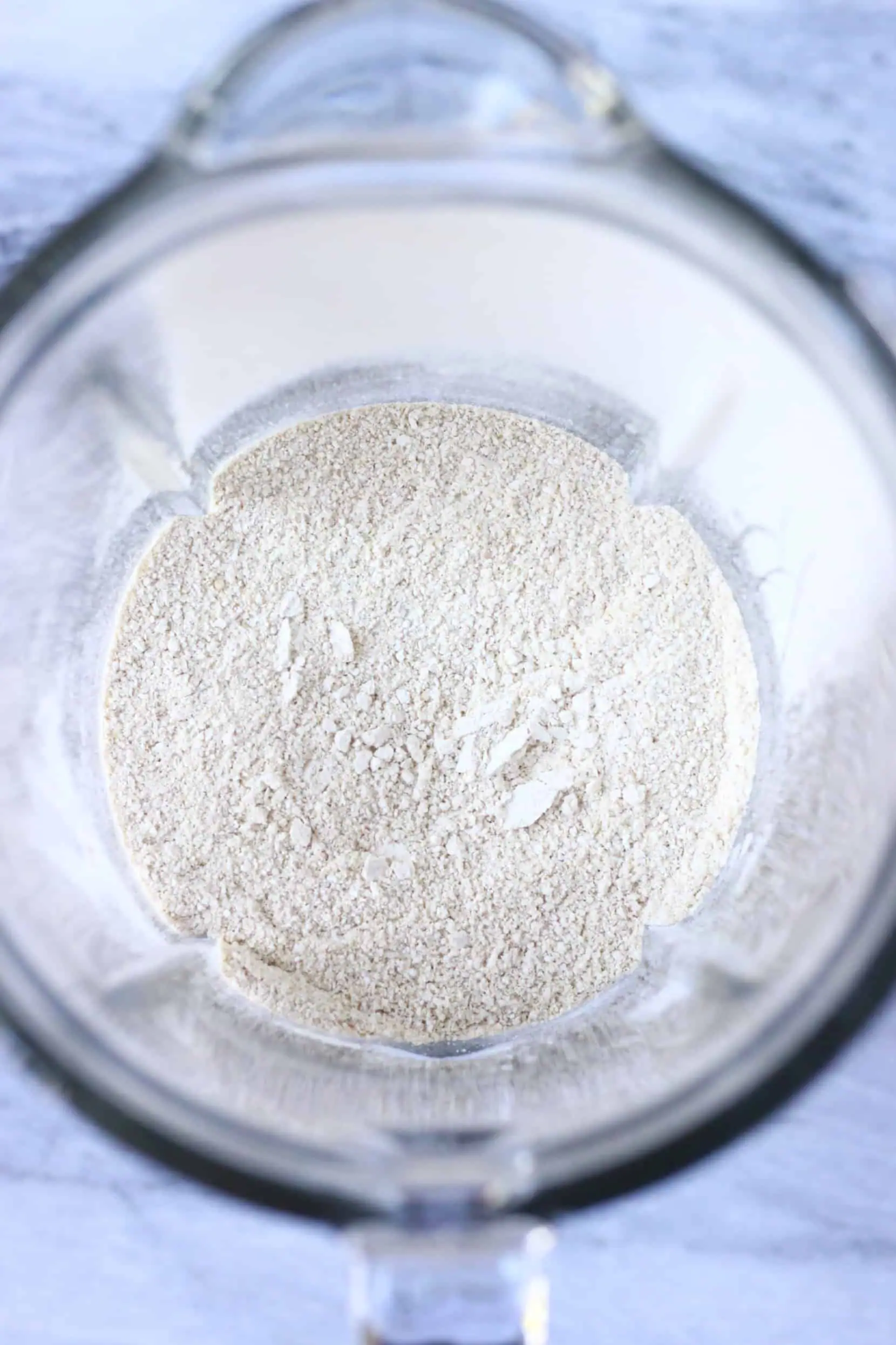 Quinoa flour in a blender