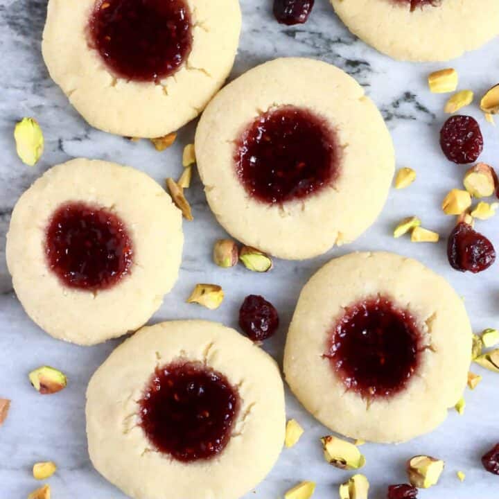 GlutenFree Vegan Thumbprint Cookies Rhian's Recipes