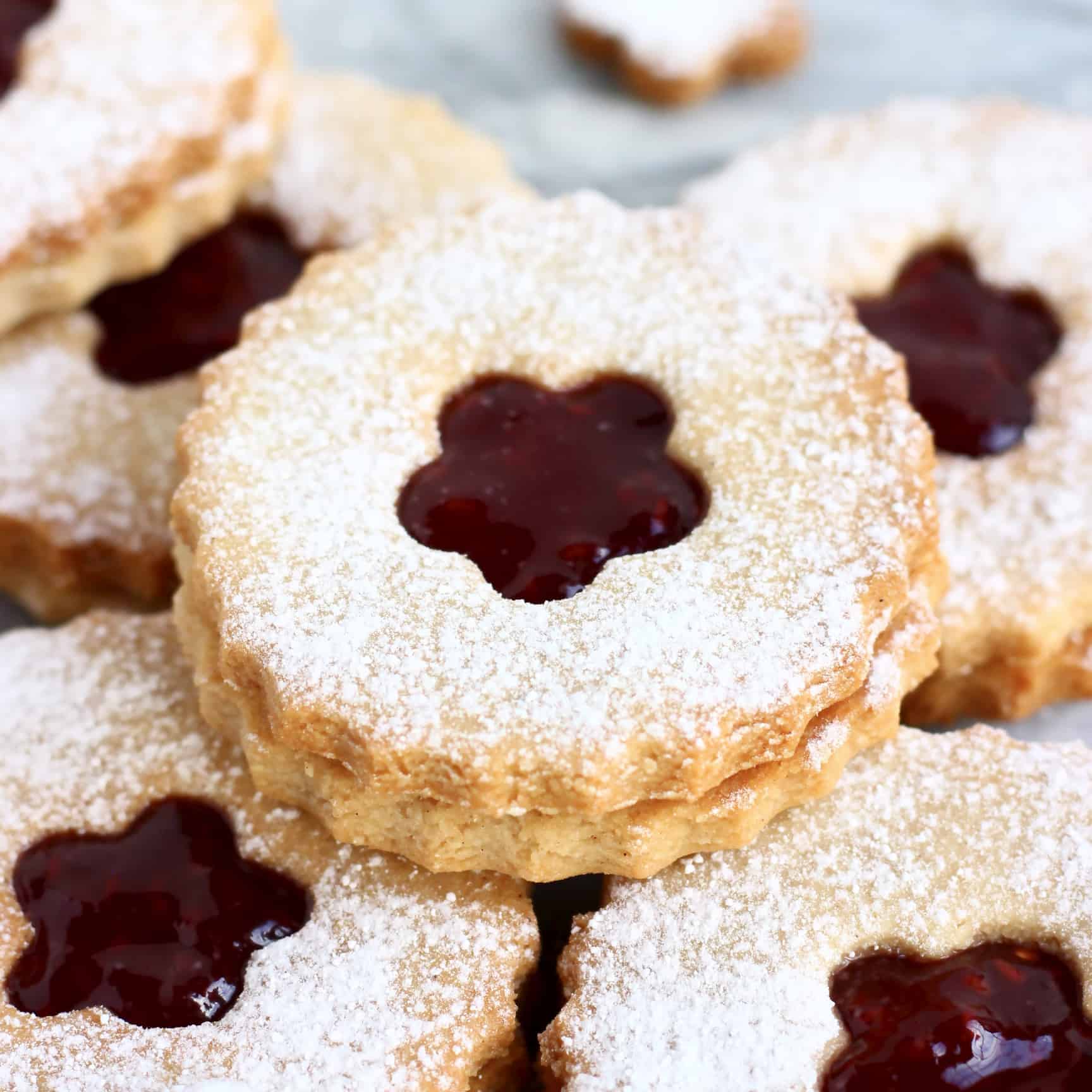 GlutenFree Vegan Linzer Cookies Rhian's Recipes