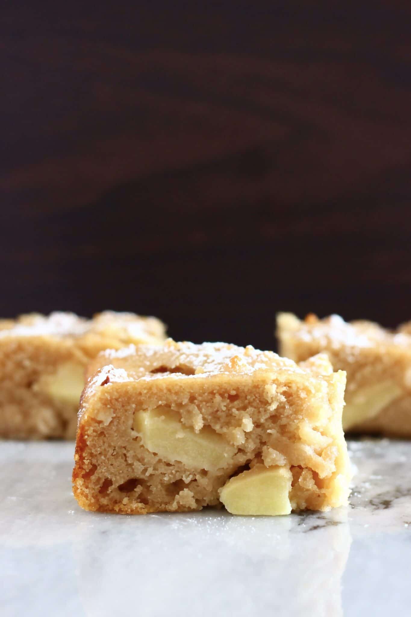 GlutenFree Vegan Apple Snack Cake Rhian's Recipes