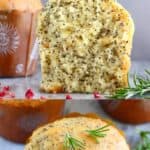 A collage of two Gluten-Free Vegan Orange Poppy Seed Muffins photos