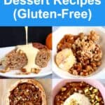 Vegan apple dessert recipes, gluten-free, Rhian's recipes for healthy sweet treats and desserts.
