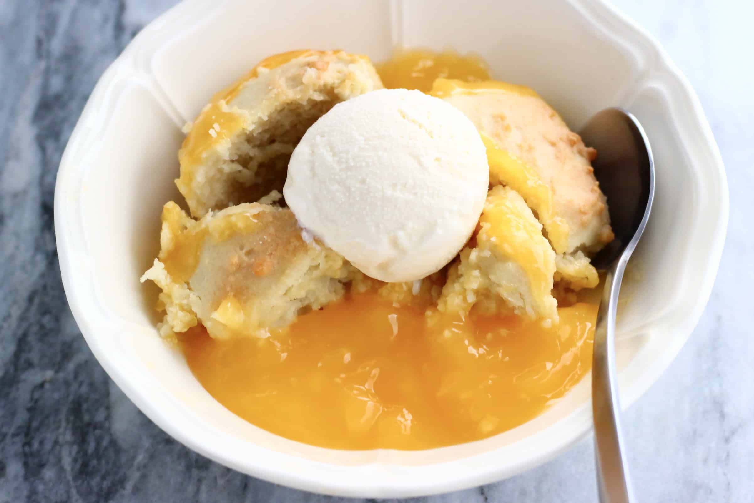 Vegan Lemon Cobbler (Gluten-Free) - Rhian's Recipes