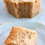 A collage of two Vegan Butter Mochi photos