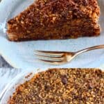 A collage of two Gluten-Free Vegan Chocolate Baklava photos